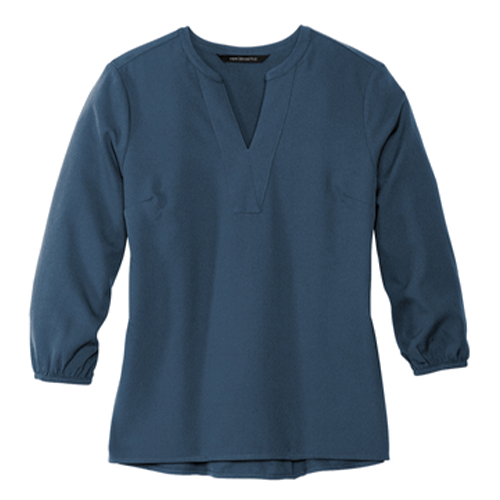 Mercer+Mettle™ Women's Stretch Crepe 3/4-Sleeve Blouse